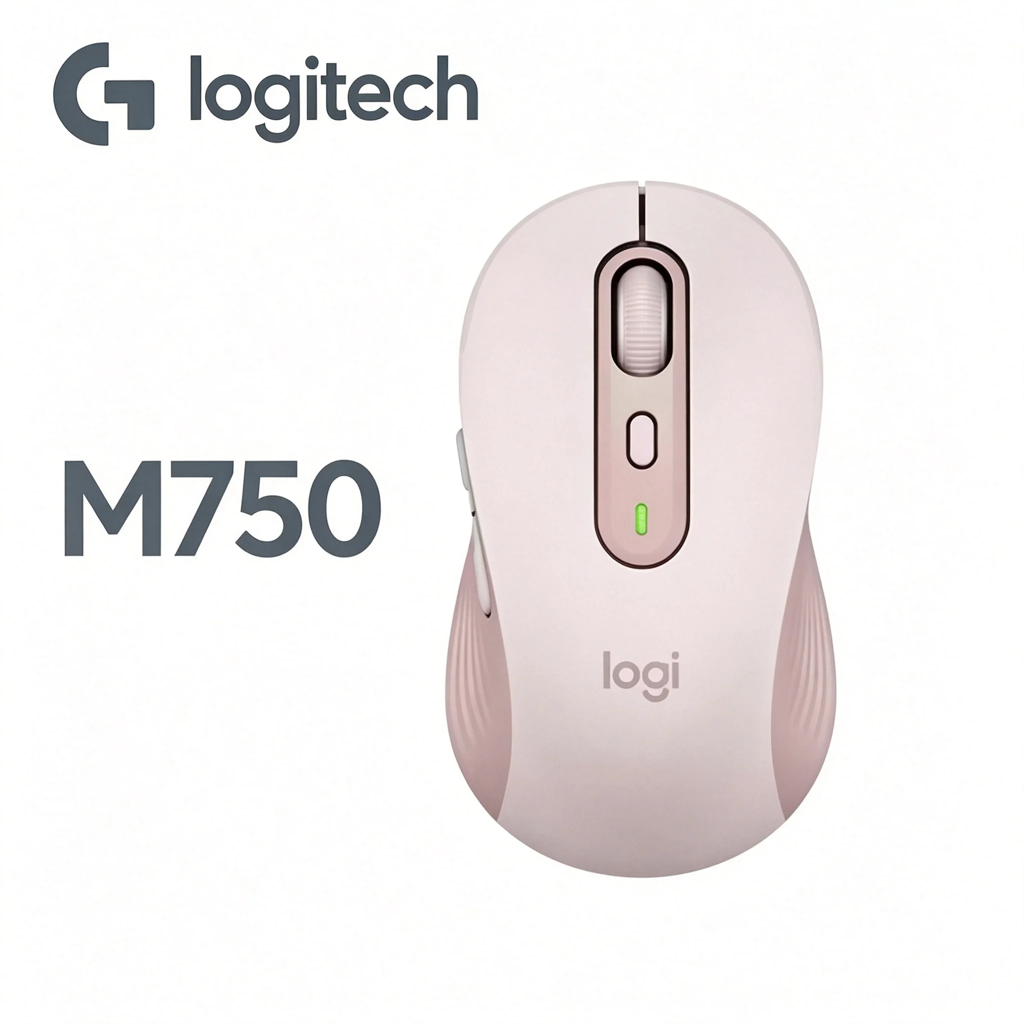 Logitech M750 Wireless Mice Bluetooth 2.4G Receiver 6 Buttons Comfort Ergonomic Mouse For Windows Mac OS Laptop PC Computer