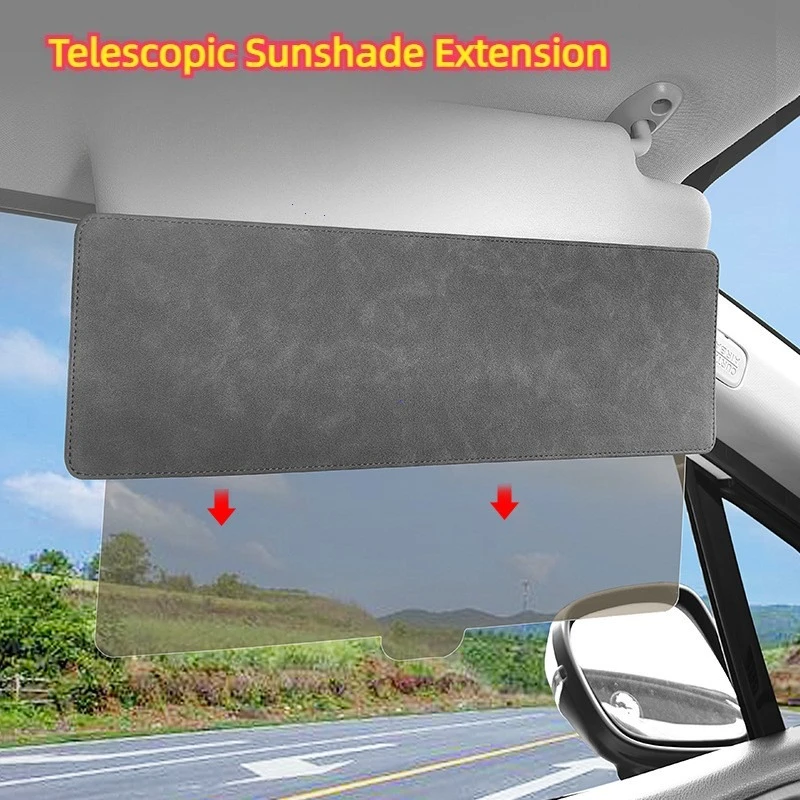 

Adjustable Sunshade Sun Visor Extender Front Side Window Anti Glare Car Sun Shade Extension Board