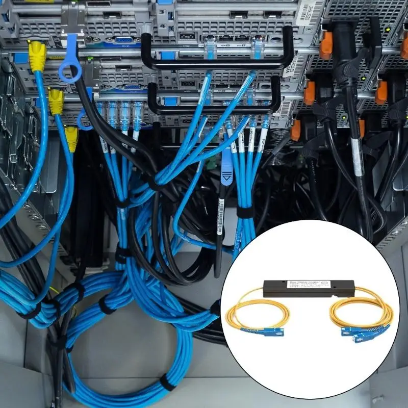 D0UA Industrial 1x2 SingleMode Fiber Optical Cogtail Splitter Высокие характеристики для эффективного распределения сигналов в