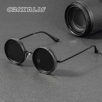CRIXALIS gafas de sol de tinte ajustables para hombres 1-9 engranajes gafas polarizadas redondas para mujeres con lente de filtro ND playa sombra pesca conducción