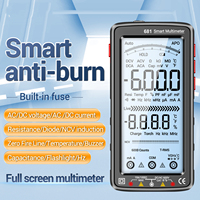 ANENG 681 6000 Counts Digital Multimeter Smart Anti-burn Rechargeable Universal Meter NCV Tester 5-inch Large LCD with Backlit F