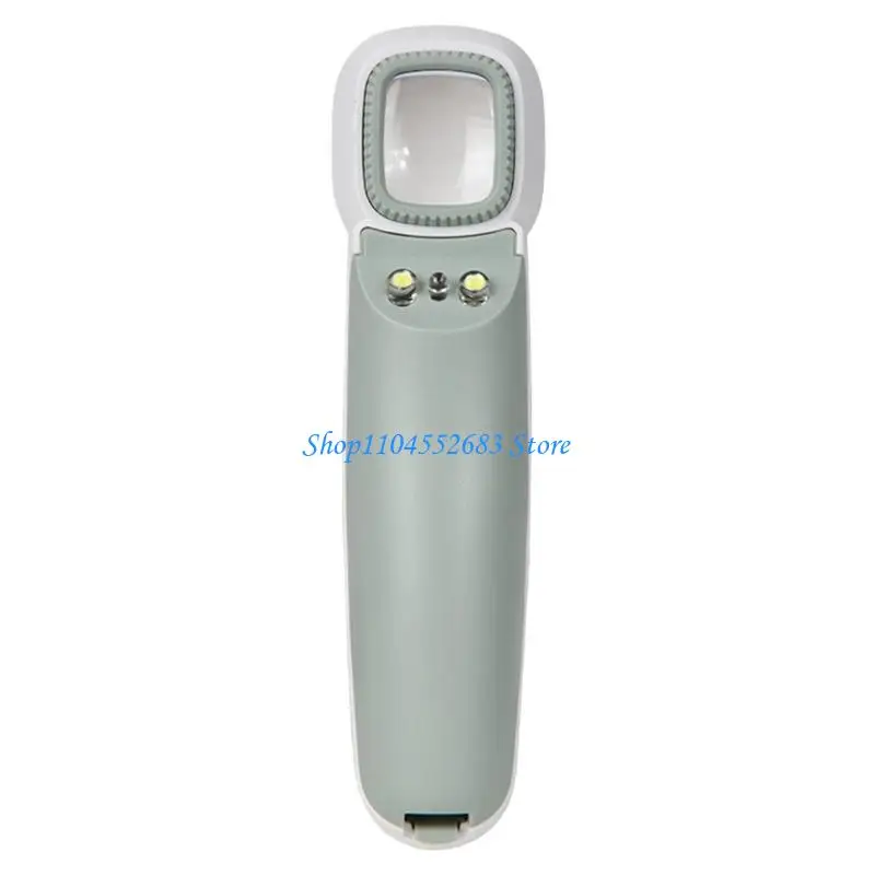 Y6GD Kính lúp cầm tay Y6GD với ống kính công suất cao LED chiếu sáng đọc kính lúp với 3 đèn LED cho Senior & Sở thích