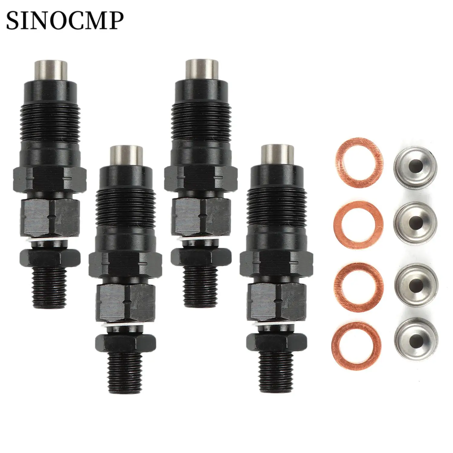 

4 шт. 093400-7040 Новый комплект форсунок дизельного топлива для Toyota Hilux Surf Prado 1KZ-TE 3,0 л, детали двигателя, топливная форсунка подачи топлива