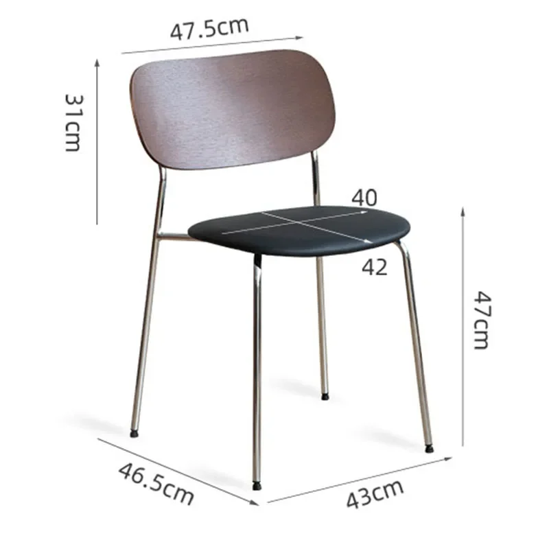 เก้าอี้ดีไซน์เนอร์สไตล์มิดเซ็นจูรี่ เก้าอี้ทานข้าวเด็ก เก้าอี้ทานอาหารหรูหราสำหรับสวน บ้านสมัยใหม่ ห้องครัว อะคริลิค ผ่อนคลาย ห้องหรูหรา