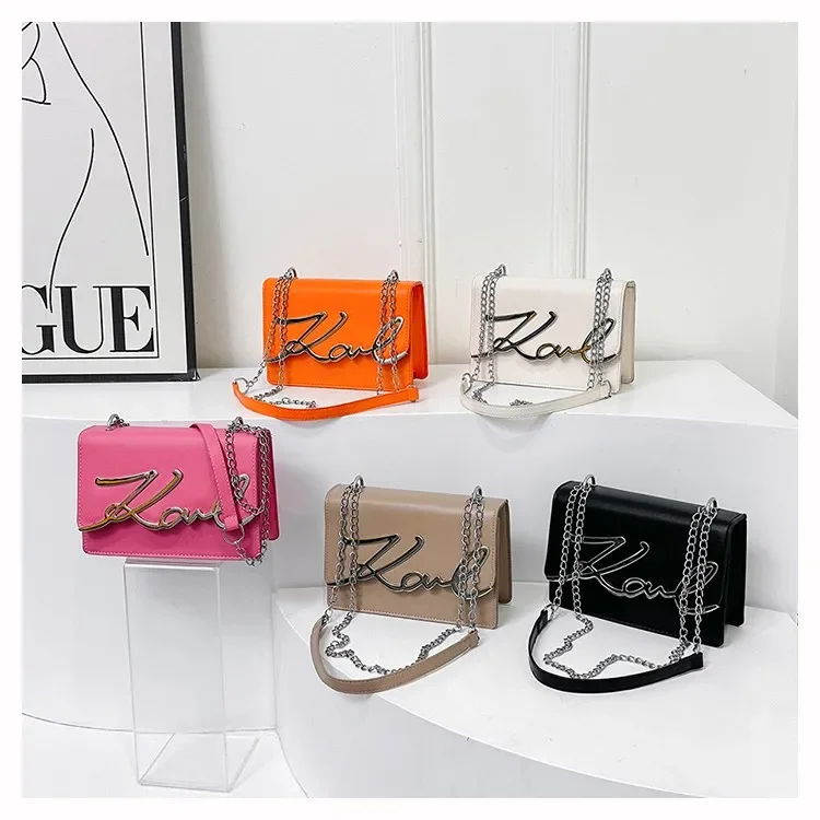

2025 Spring Luxury Brand Design To Create A New Multi-color Personality Fashion Letter Fashion Chain Crossbody Bag Shoulder Bag