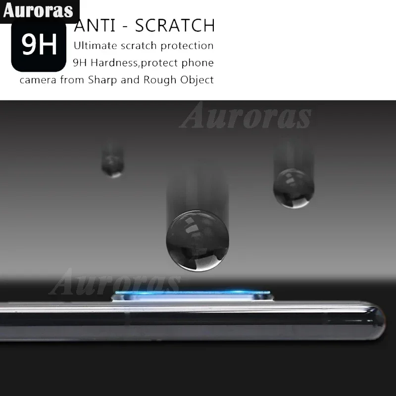 Auroras-protetor de vidro temperado para lente da câmera, cobertura completa para tecno spark go 1, 2pcs, 2024 2023
