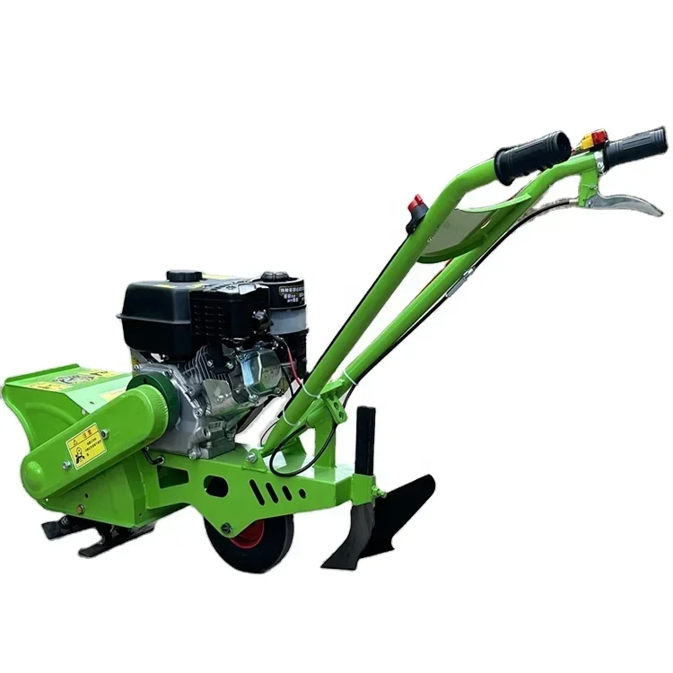 Gasoline rotary tiller Small multifunctional micro-tiller Weed mower Loose trencher