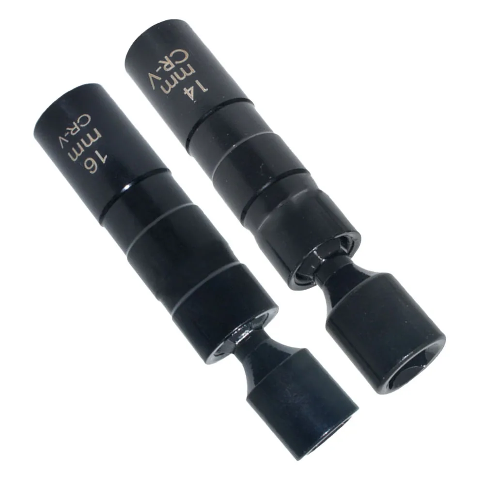 Imagem -06 - Vela de Ignição Chave Soquete Adaptador 14 Mm16 mm Junta Universal com Soquete Flexível Magnético Parede Unidade Ferramentas Reparo do Carro Peças