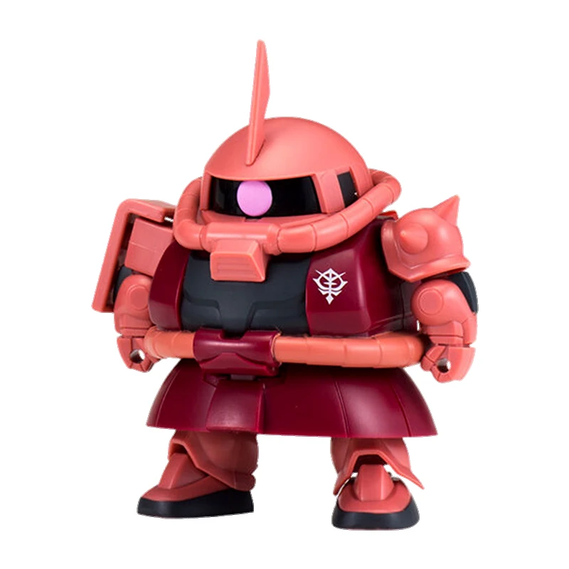 Bandai Genuine Assembled Gashapon Gundam EXCEED MODEL MS-01 SD Zaku Joint Movable Anime Action Figure Toy 8cm For Children