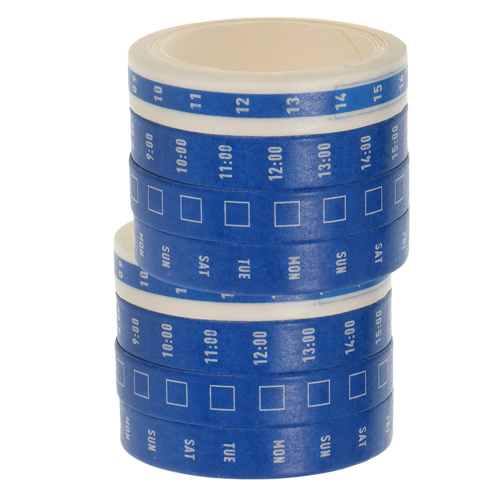 

8pcs 8 Rolls Time Management Tape Washi Planner Sticker For Daily Schedule Scrapbooking Journal Tracker Planning Tool