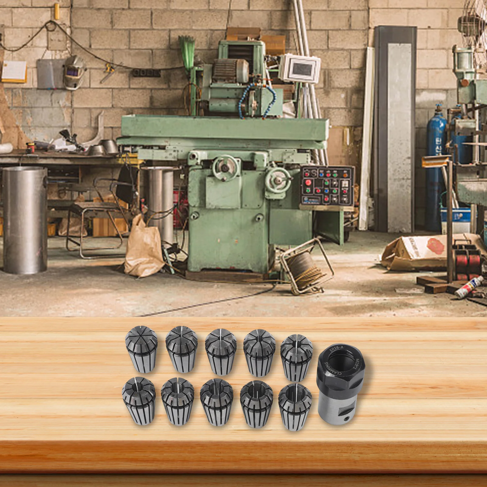 

10 шт. ER16 пружинная цанга с валом двигателя 8 мм кронштейн удлинителя для фрезерного станка с ЧПУ аксессуары для станков