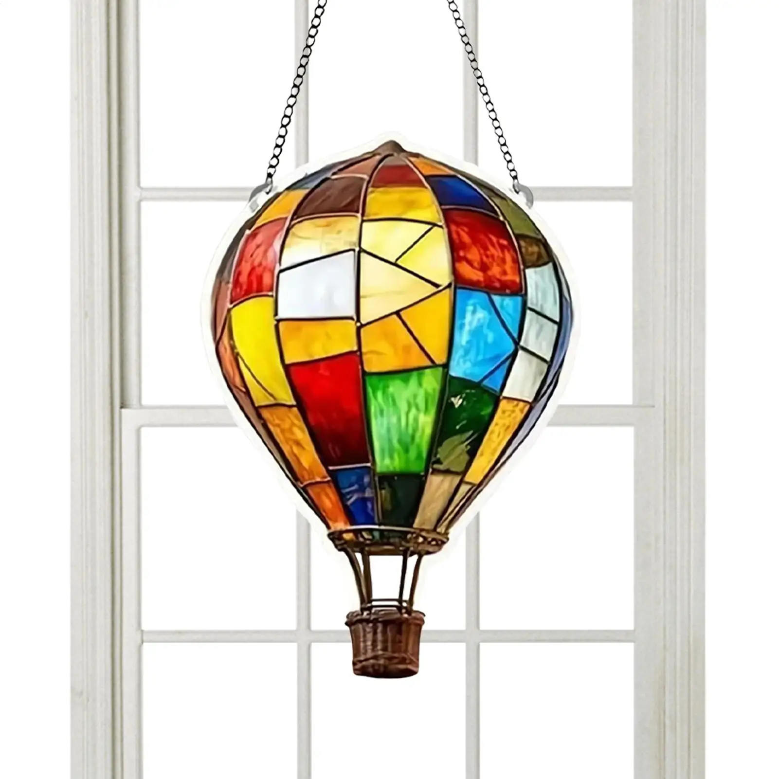 

Solar Hot Air Balloon Outdoor Flickering Flame Lamp Waterproof Hangable Outdoor Lantern Decor For Wedding Halloween Yard