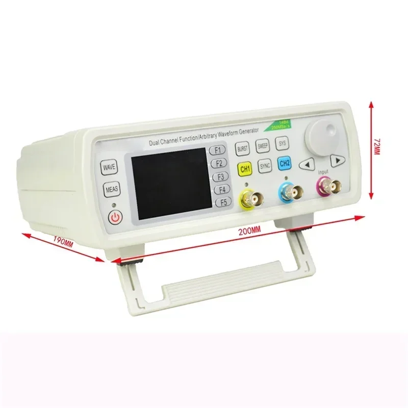 1pc FY6600 Programmable Dual Channel DDS Function Arbitrary Waveform Signal Generator/pulse Signal Source/frequency Meter