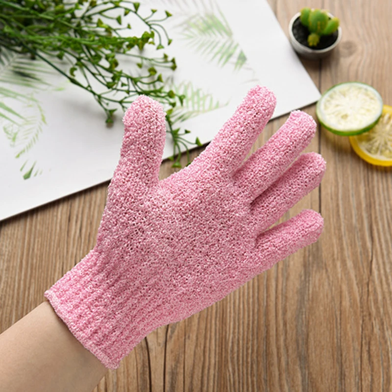 

1pc Bath for Peeling Exfoliating Mitt Glove with Shower Scrub Gloves Resistance Body Massage Sponge Wash Skin Moisturizing