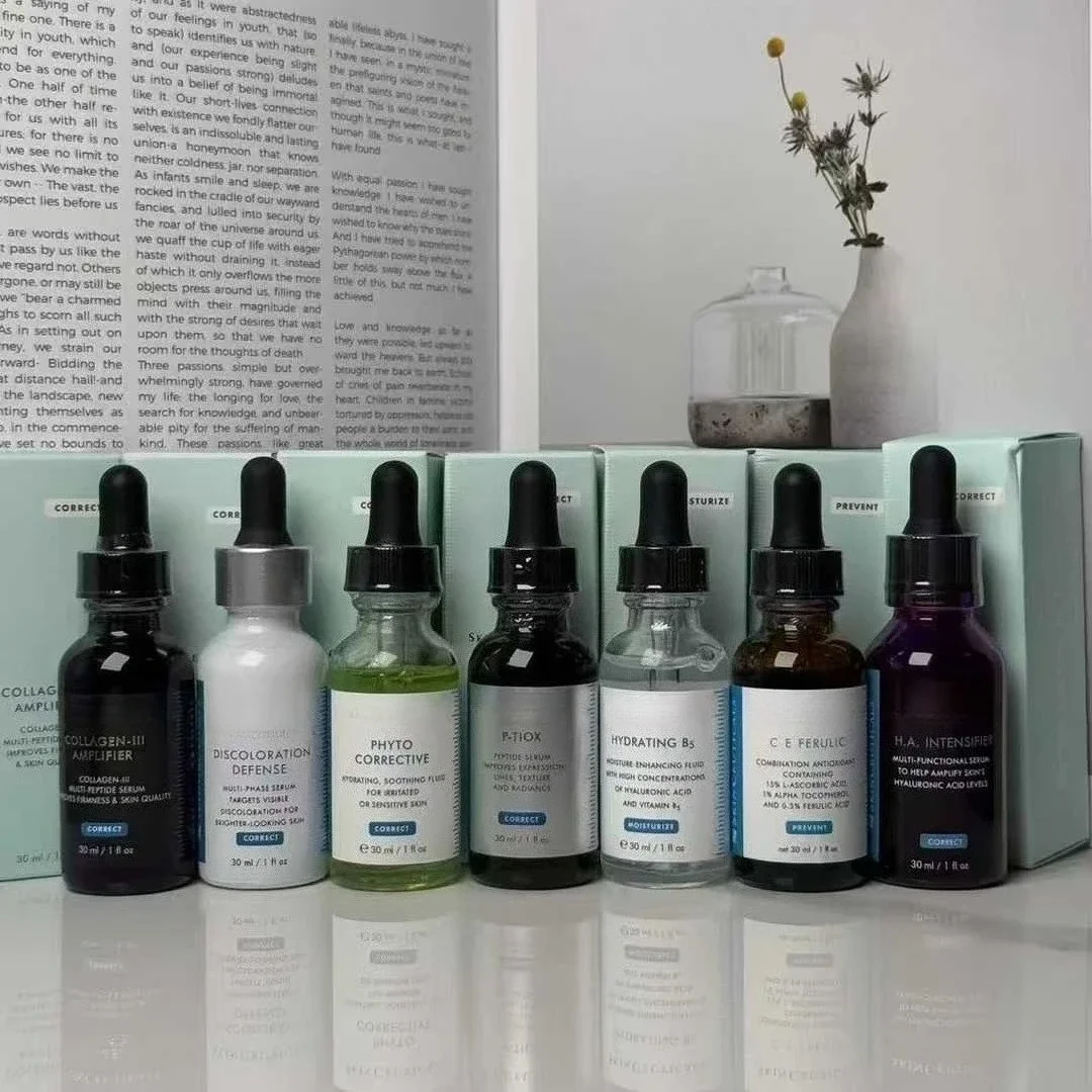 Face Serum 30ML Brightening Skin Lightens Acne Scars And Balances Tone Care Oil Vitamin Moisturizin Makeup sets