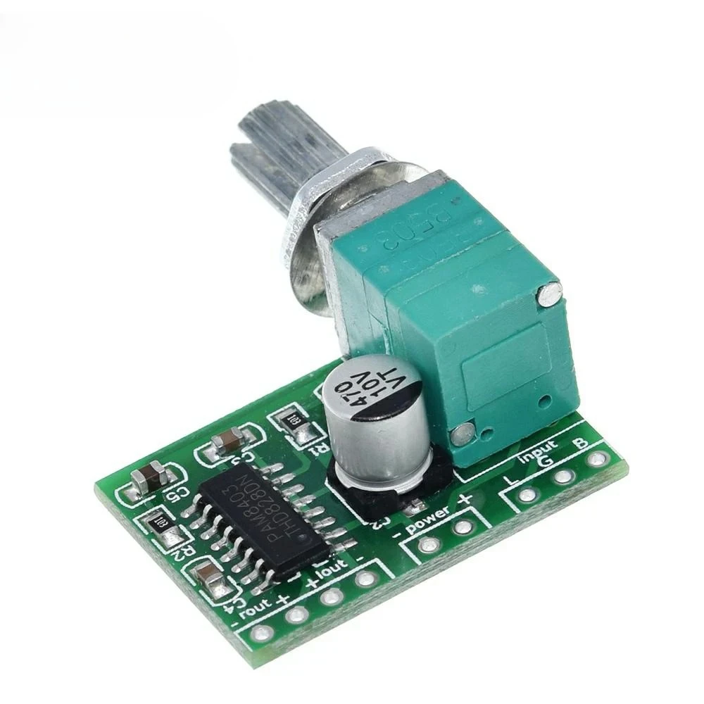 1/2/5pcs PAM8403 5V Power Audio Amplifier Board 2 Channel 3W W Volume Control / USB Power