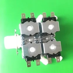 0.02-0.8mpa 1 in 4 out Normally closed Water Inlet Solenoid Valve DC 12V 24V 36V 48V AC 110V 220V Dispenser Flow Switch