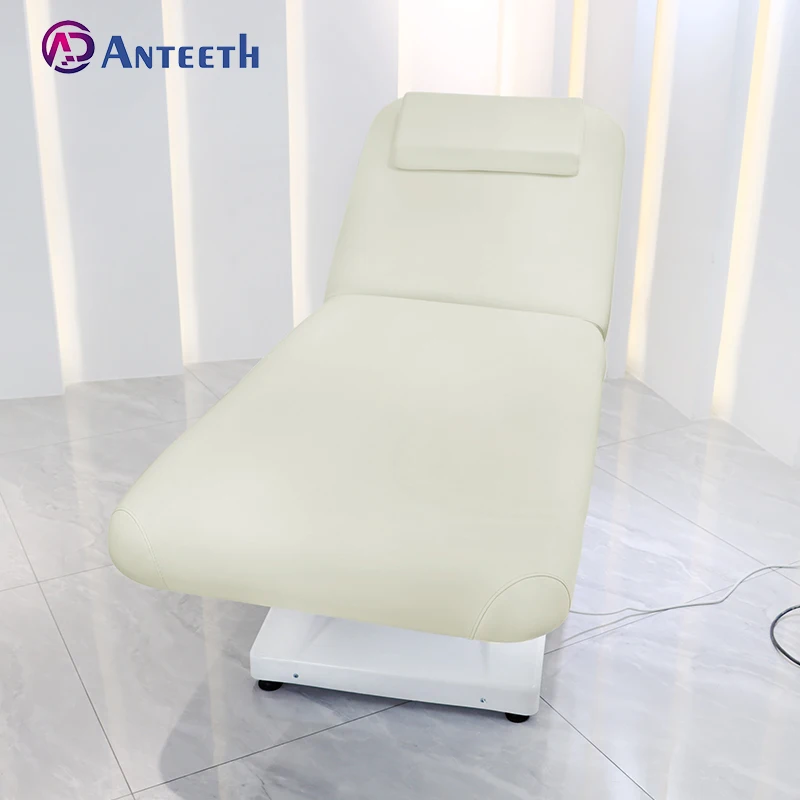 Anteeth Electric Facial Massage Beauty Bed1/2/3motors Spa Treatment Furniture Single Column Brow Spa Couch Table