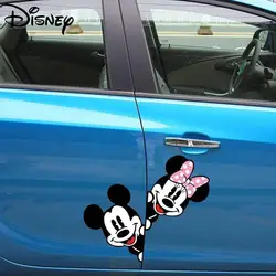 Disney Cartoon Mickey Mouse Car Car Sticker Scratch Cover Door Sticker Personality Mickey Mouse Creative Decorative Sticker