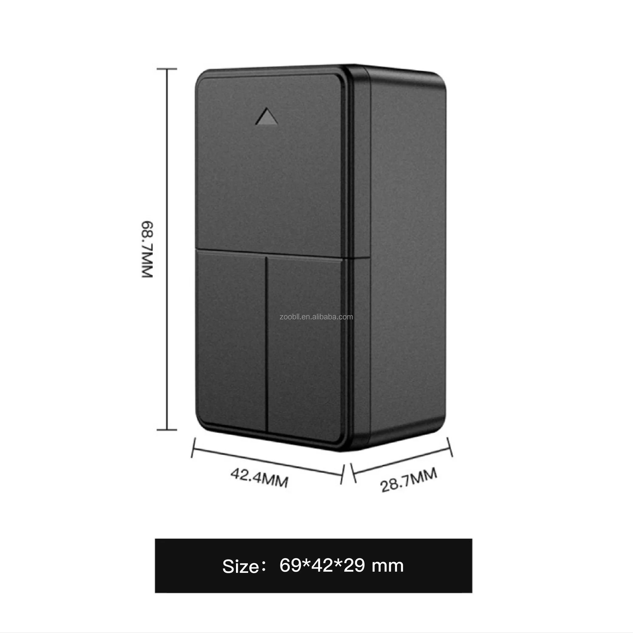 ZOOBBII Q13 Wireless Magnetic 4G GPS Tracker Portable Cloud Storage Google Maps Street View Nano SIM Open-top Booth 2.5-3.5V DC