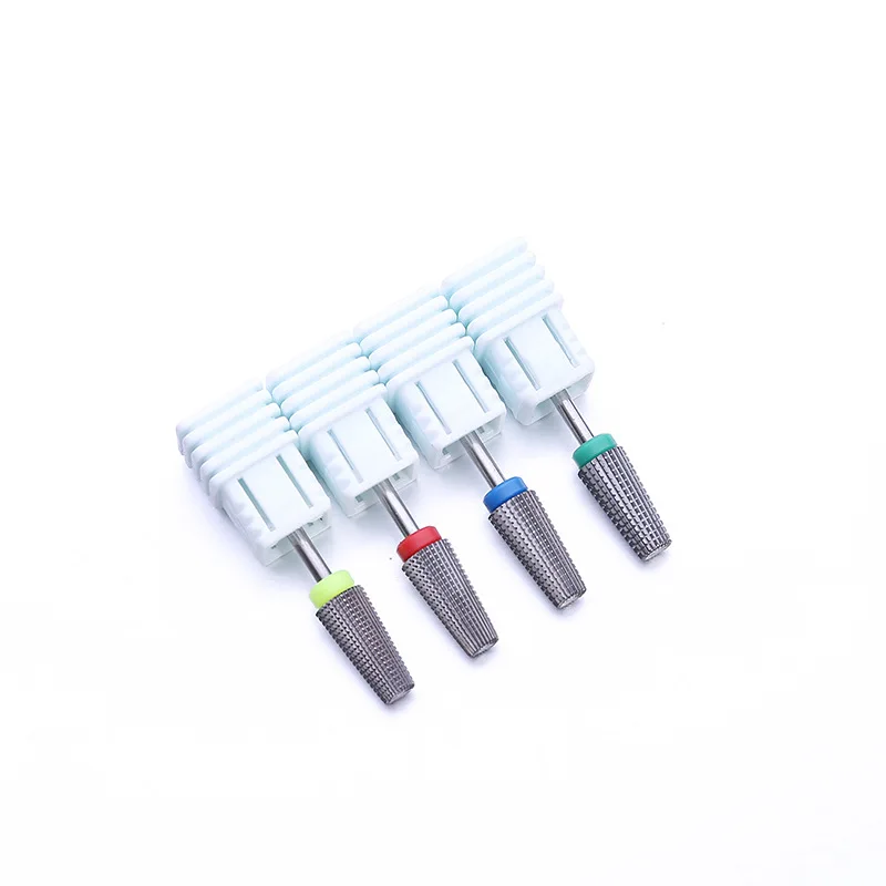 Tungsten Steel 5-in-1 Nail Grinding Head, All-in-one Manicure Polishing and Nail Removal Accessories Tool