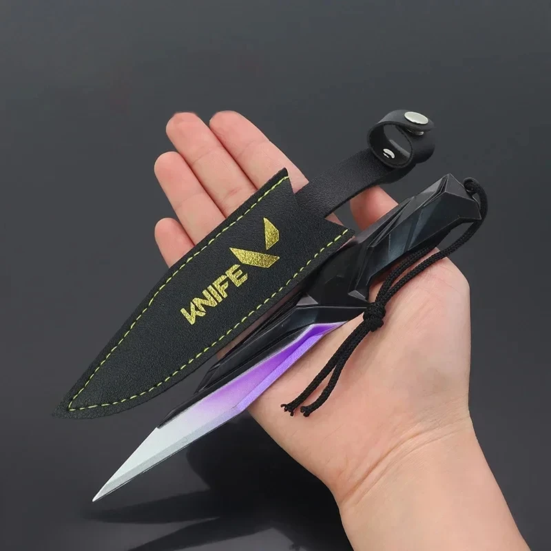 18cm Valorant Game Figure Singularity Knife Melee Alloy Material Collection Model Samurai Sword Keychain Decoration Gifts Toys