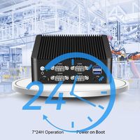 XCY Inter Celeron J4125 Mini PC Barebone Kit DDR4 SSD Support Compact Computer with 4xRS232 2xRS485 for Industrial WIN10 Ready