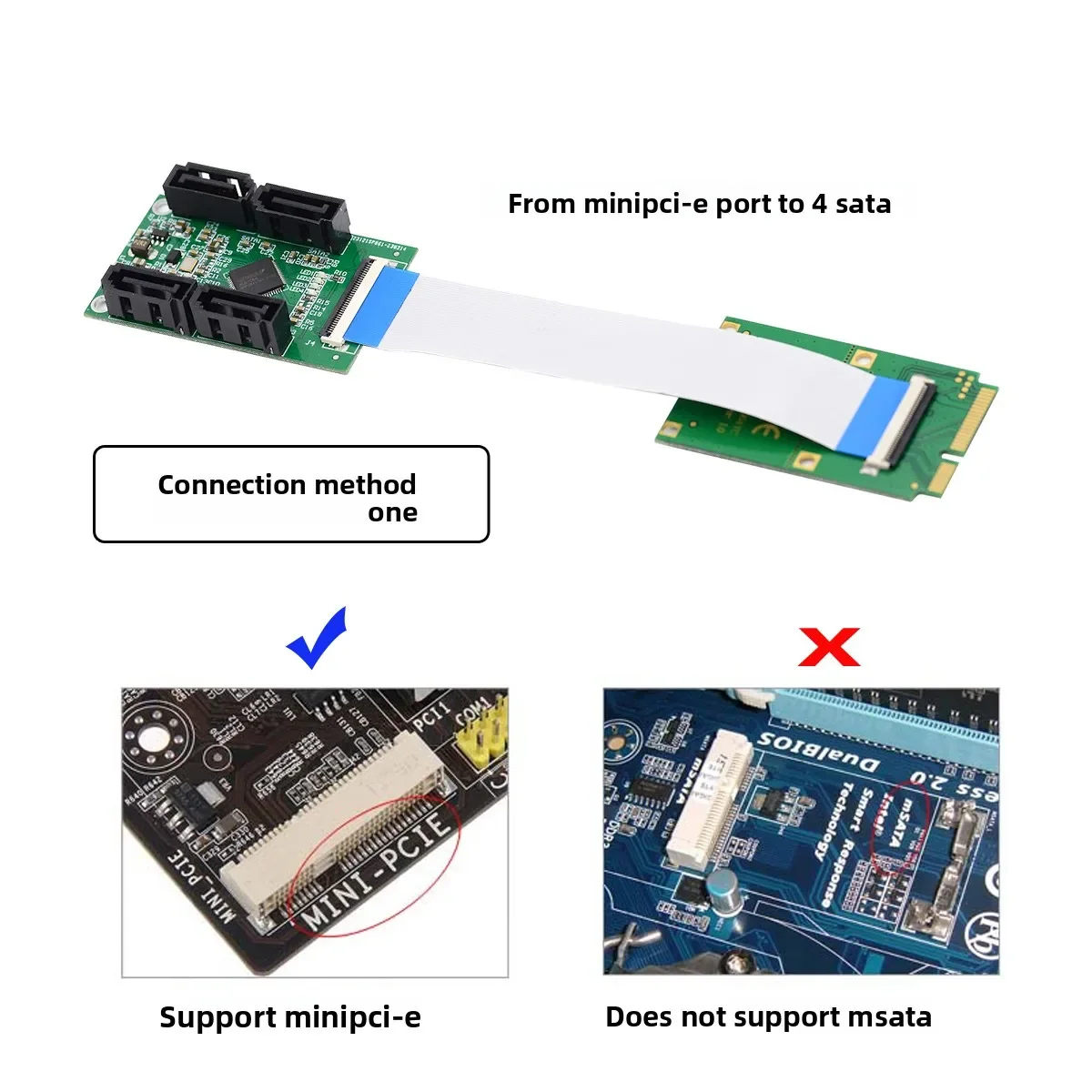 M2 NGFF KEY A-E Локтевой адаптер, расширение, порт WIFI к адаптеру жесткого диска SATA, бесплатный диск, многофункциональный адаптер 1–2
