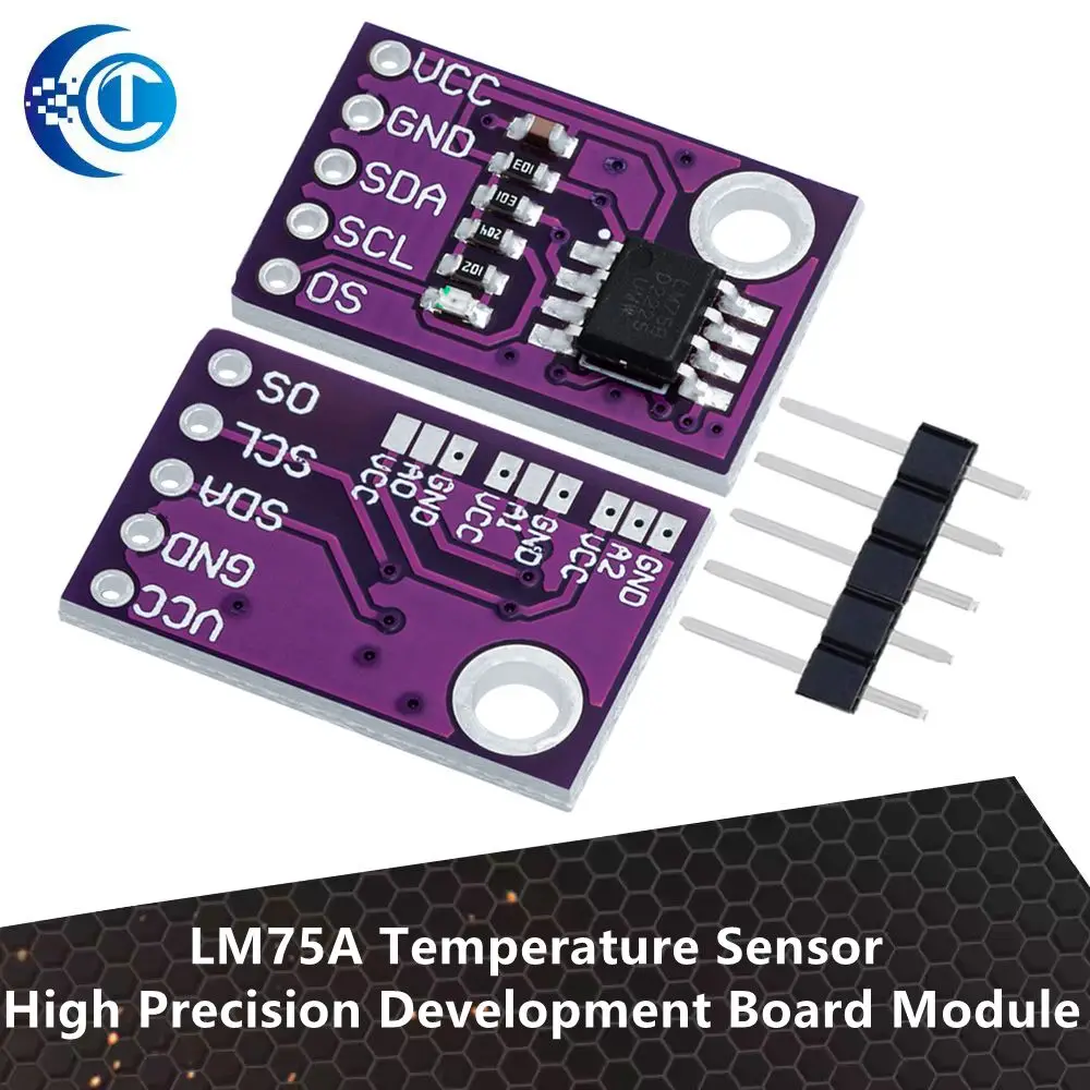 LM75/LM75A Temperature Sensor with High - Speed I2C Interface - for Arduino - Compatible Development Board Module