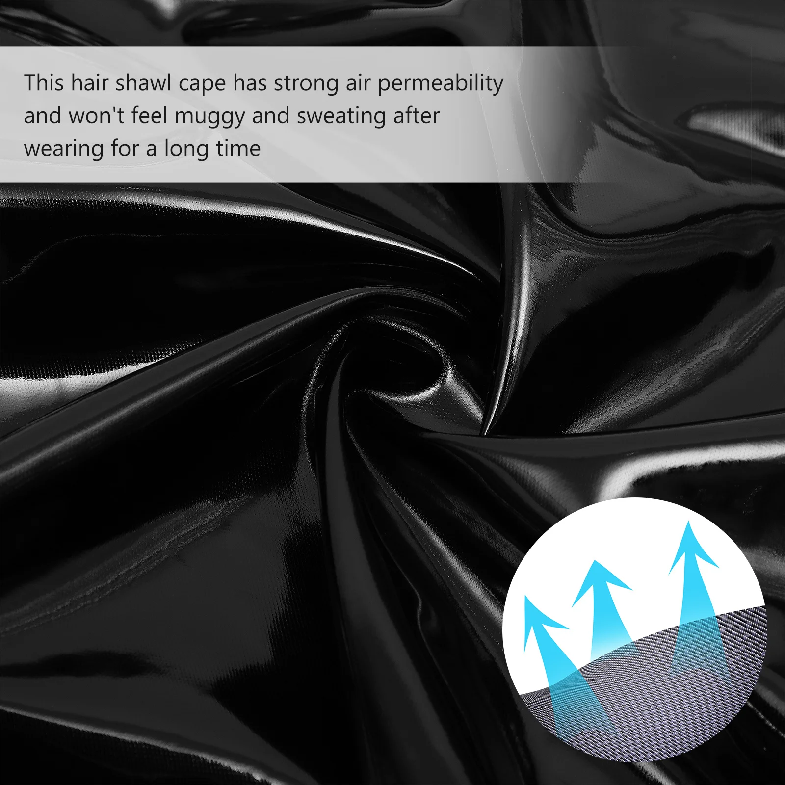 

Waterproof Hair Cape For Barber Salon Haircut Dyeing Perm Styling Anti-Static Hairdressing Shawl Collar Apron Tool