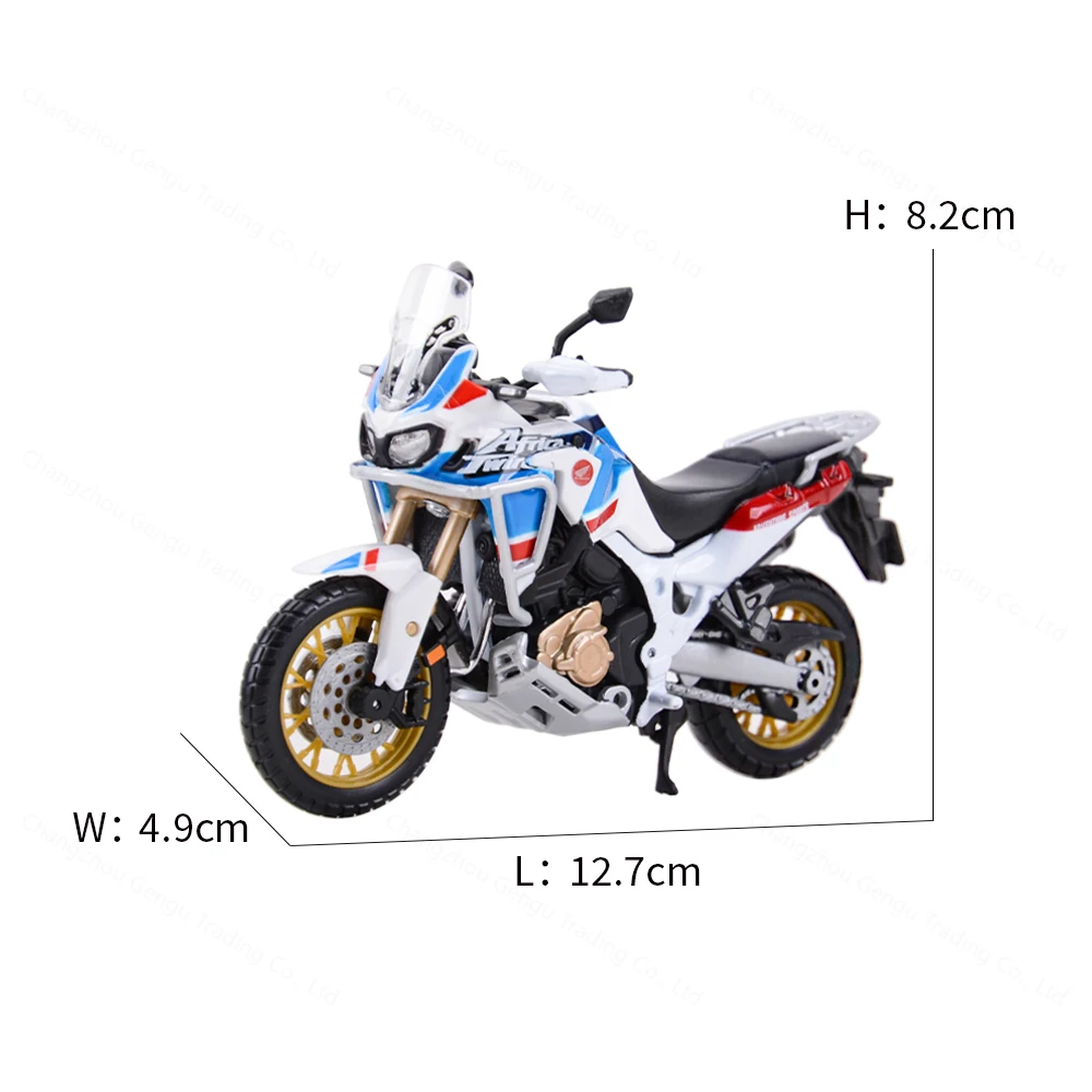 Bburago 1:18 Honda Africa Twin Adventure Static Die Cast Vehicles Collectible Hobbies Motorcycle Model Toys