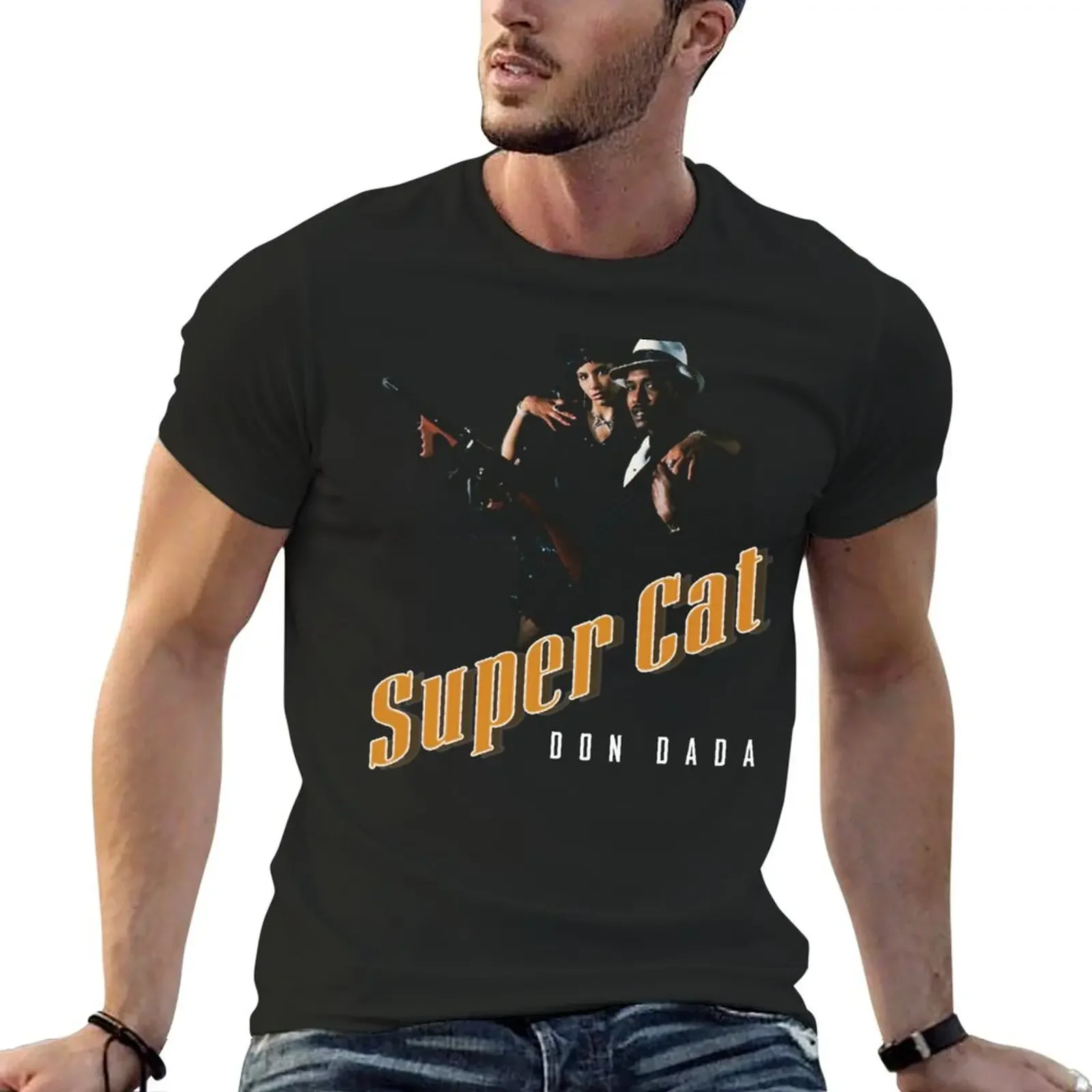 Super Cat Don Dada T-Shirt boys animal print blanks aesthetic clothes basketball graphic tees heavy weight t shirts for men