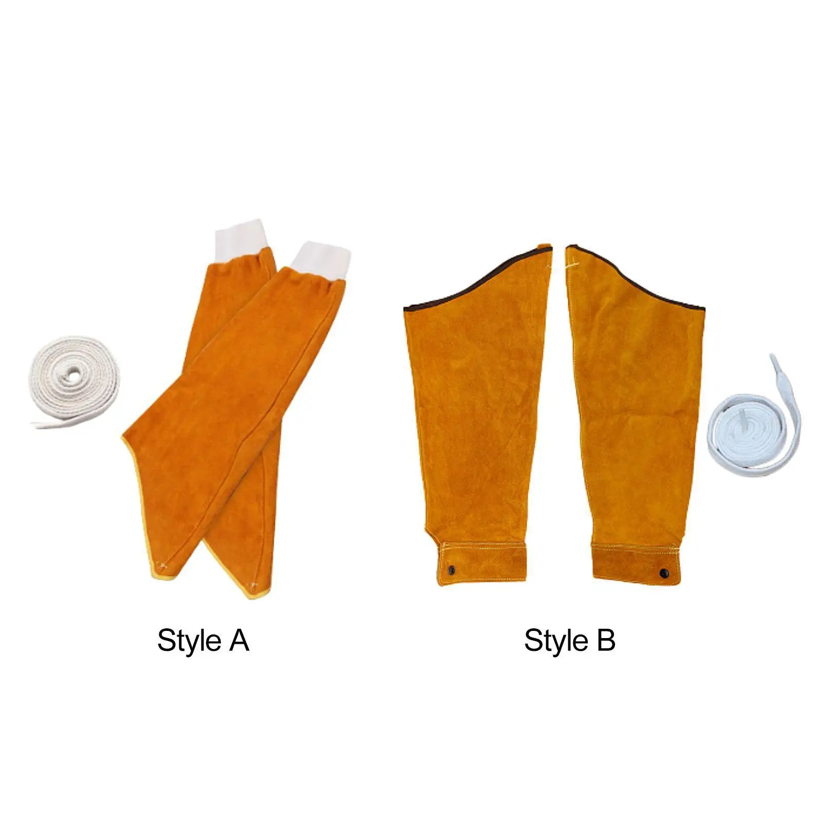 Manicotti da giardinaggio da 2 pezzi Manicotti da lavoro Manicotti da saldatura multiuso in pelle PU resistenti al calore per uso industriale