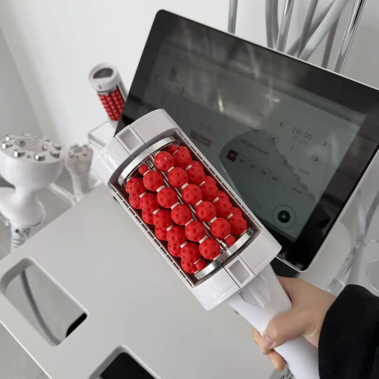 

NEW Portable Vela Inner Ball Roller Massage Machine Body slimming Shape Physical Therapy Removal Endo lymphatic drainage spheres