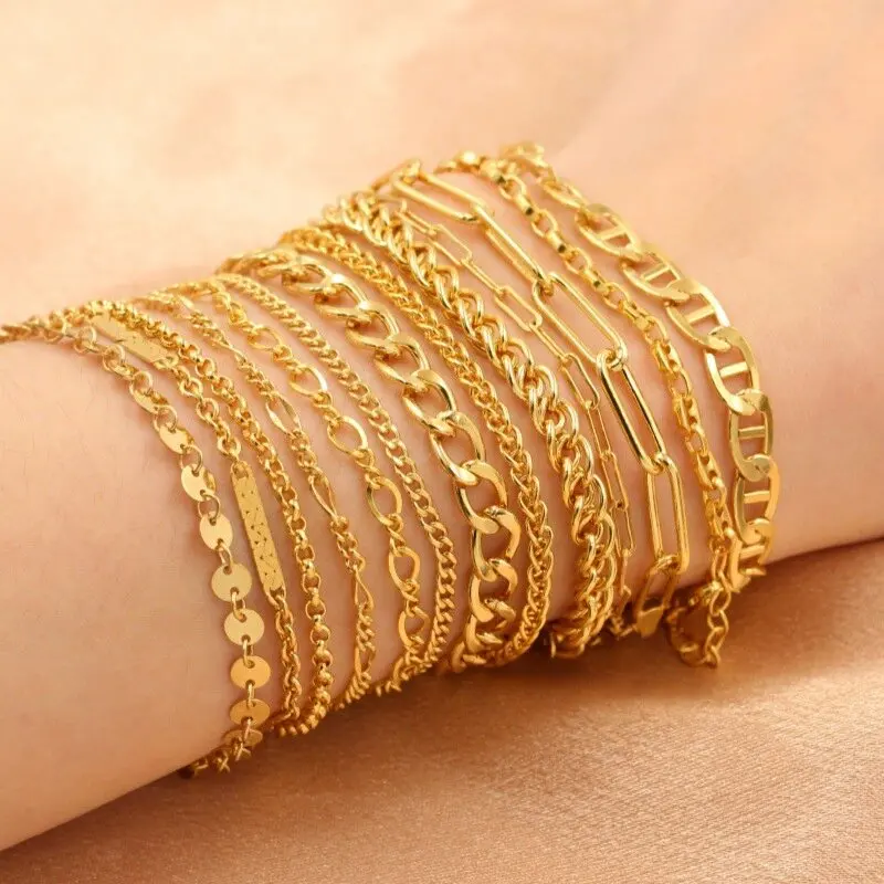 14k Gold Filled 6.5 Inches 4x13.8 mm Paperclip Chain w/1 Inches Extender | Gold Filled Supplies for Jewelry Making | Jewellery - view 2