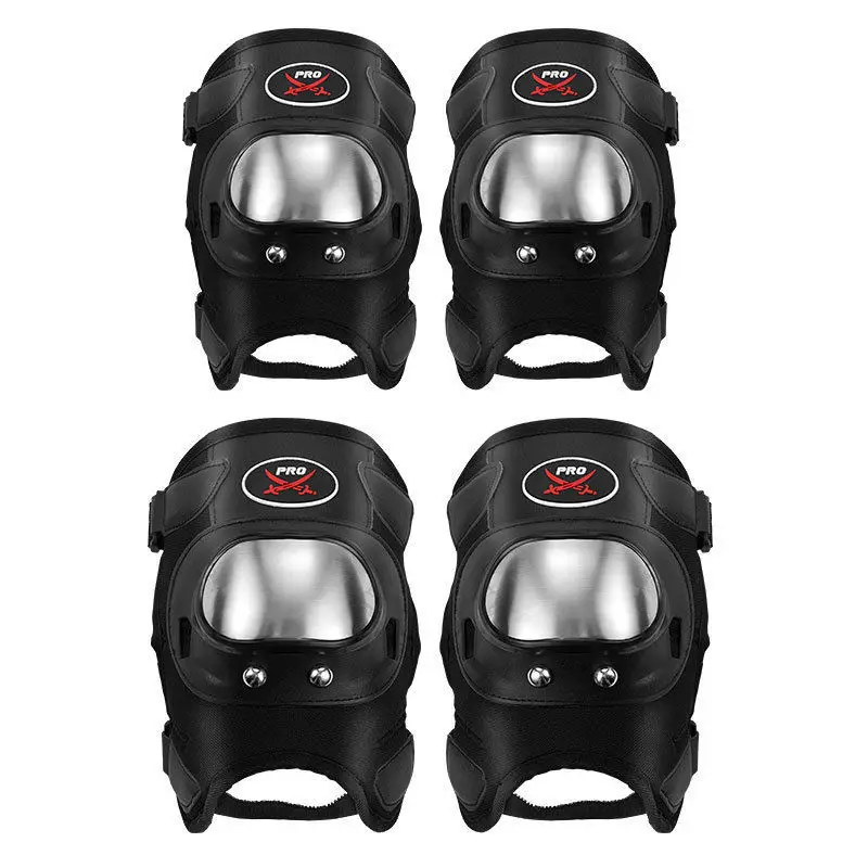 

PROX short stainless steel protective gear, riding off-road road climbing, wear-resistant, anti-fall knee pads, elbow pads