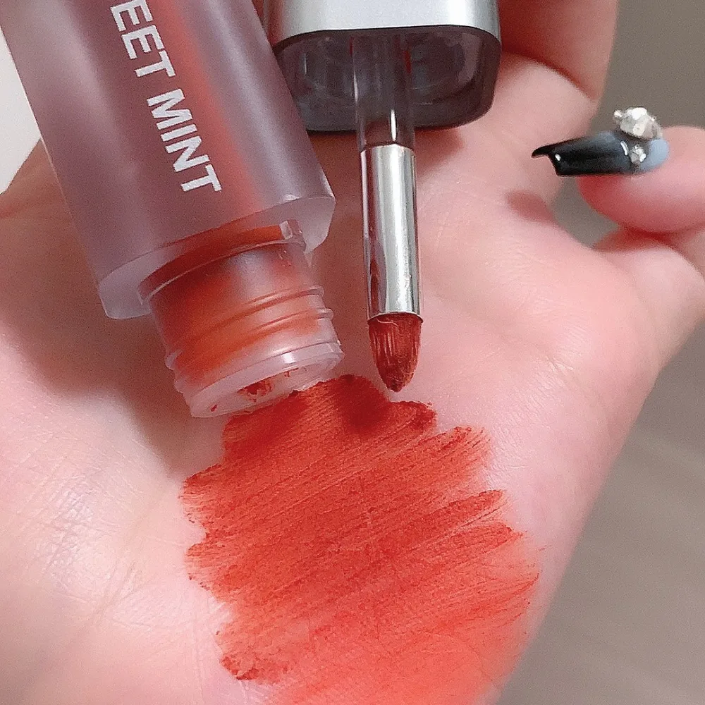 

Portable Non-stick Cup Lip Gloss Cheek Mud Tinted Lip Lip Plumper Long Lasting Matte Lip Mud Lip Makeup Cosmetics