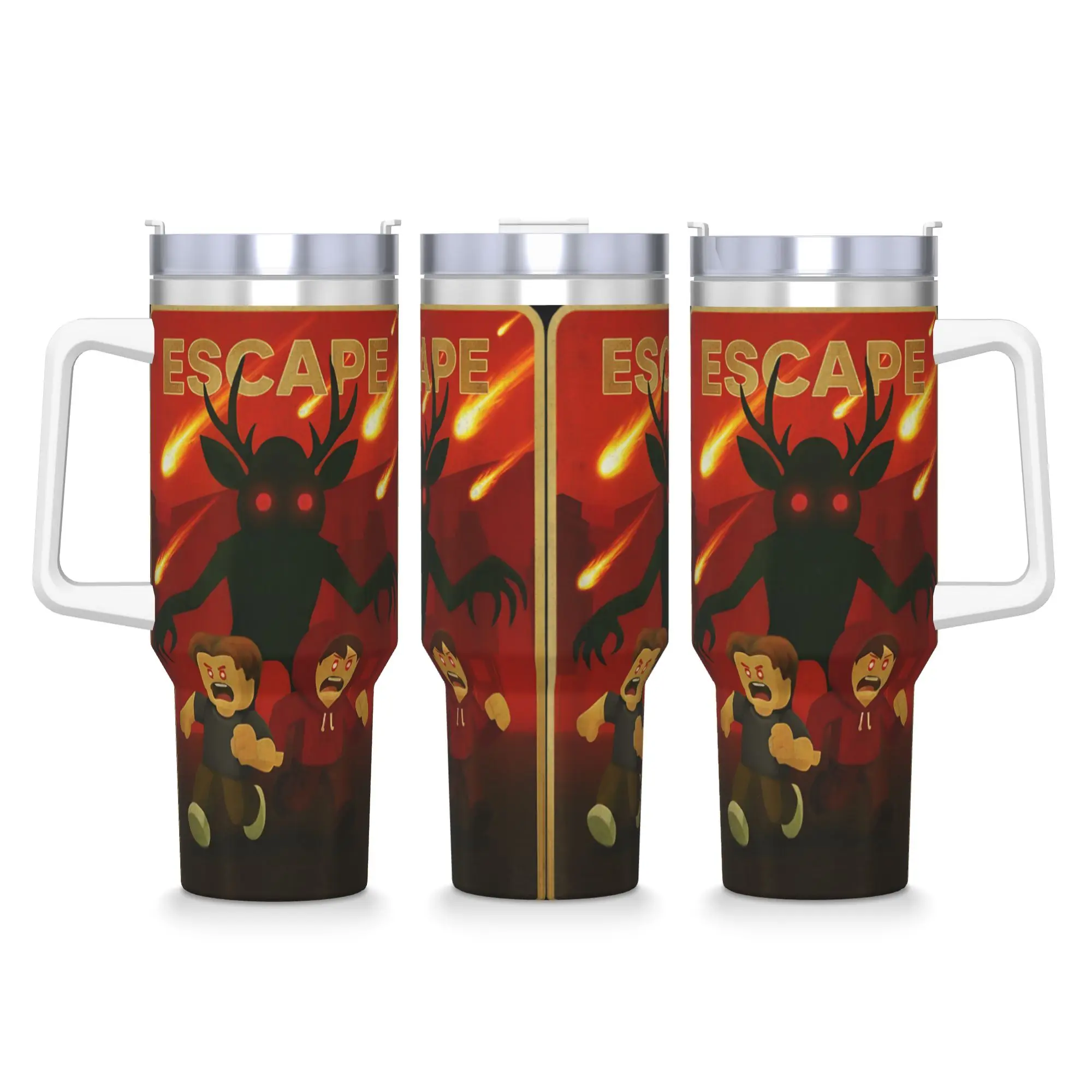 

Stainless Steel Tumbler 2025 Game 99 Nights in the Forest Car Mugs With Straws Drinks Water Bottle Insulated Large Thermal Mug
