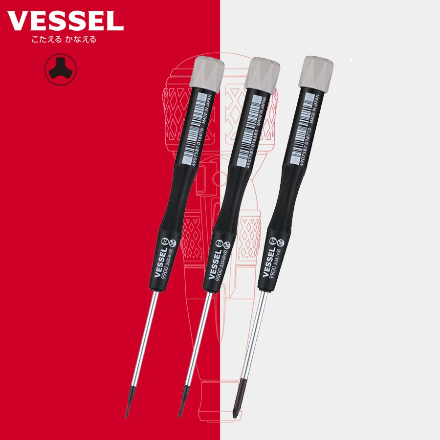 

VESSEL 9900MS Precision Screwdriver Mini Triangle Y for Cell Phone/Computer/Instrument Assembly Disassembly Repair Hand Tools