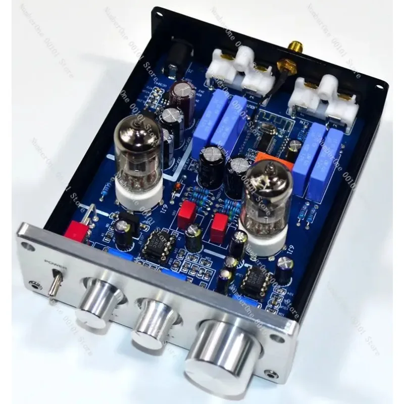 YJ Audiophile Grade HIFI 6J1 Vacuum Tube Preamplifier, Treble & Bass Adjustable Bluetooth 4.2 Tube Preamp