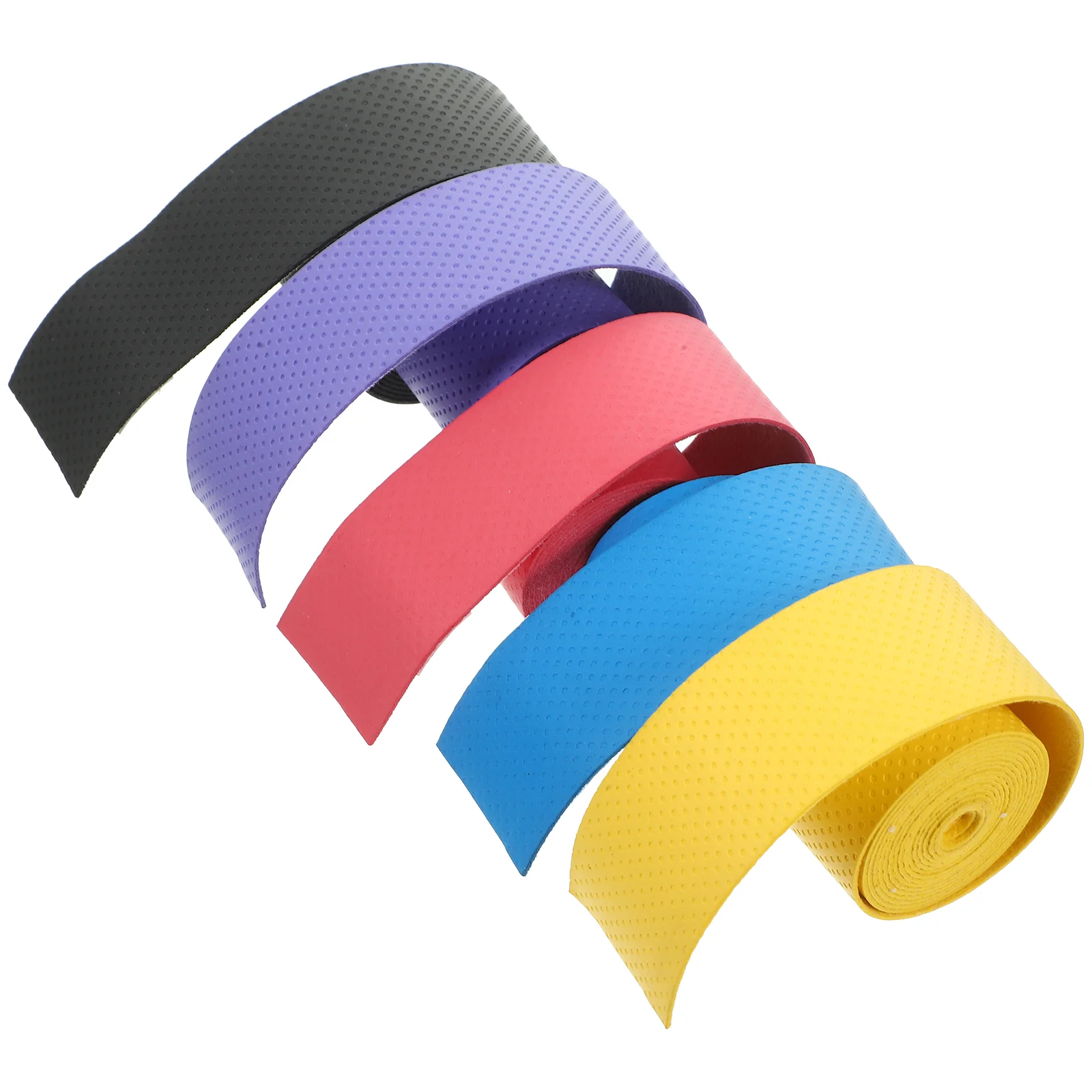 

5 Pcs Shockproof Anti-slip Belt for Drum Sticks Magnetic Tape Racket Replacement Grip Water Viscous Pu Sweat Wraps