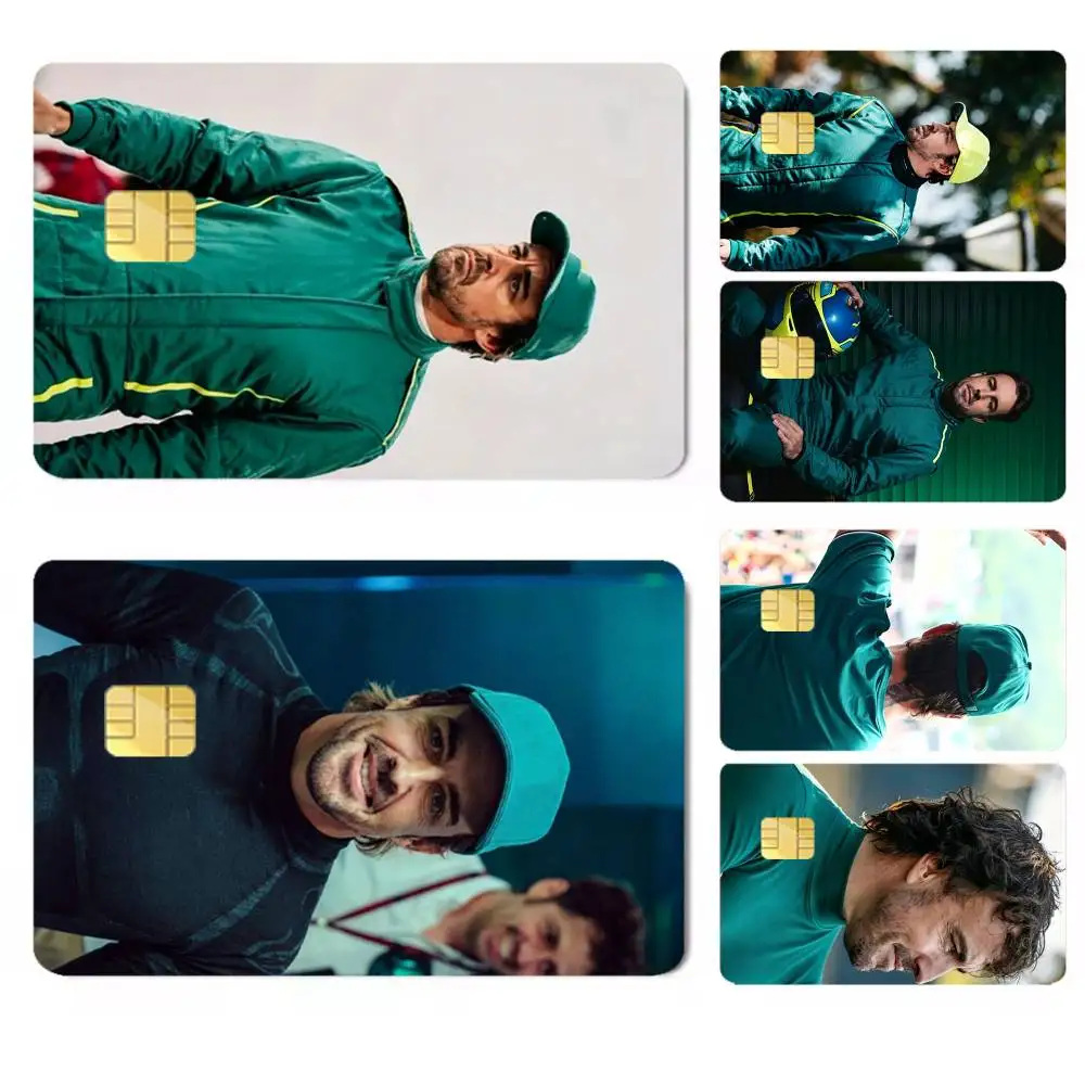 Spain-n Fernando-o Alonso FA Credit Card HD Stickers Premium matte film effectively prevents fingerprints and daily abrasion.