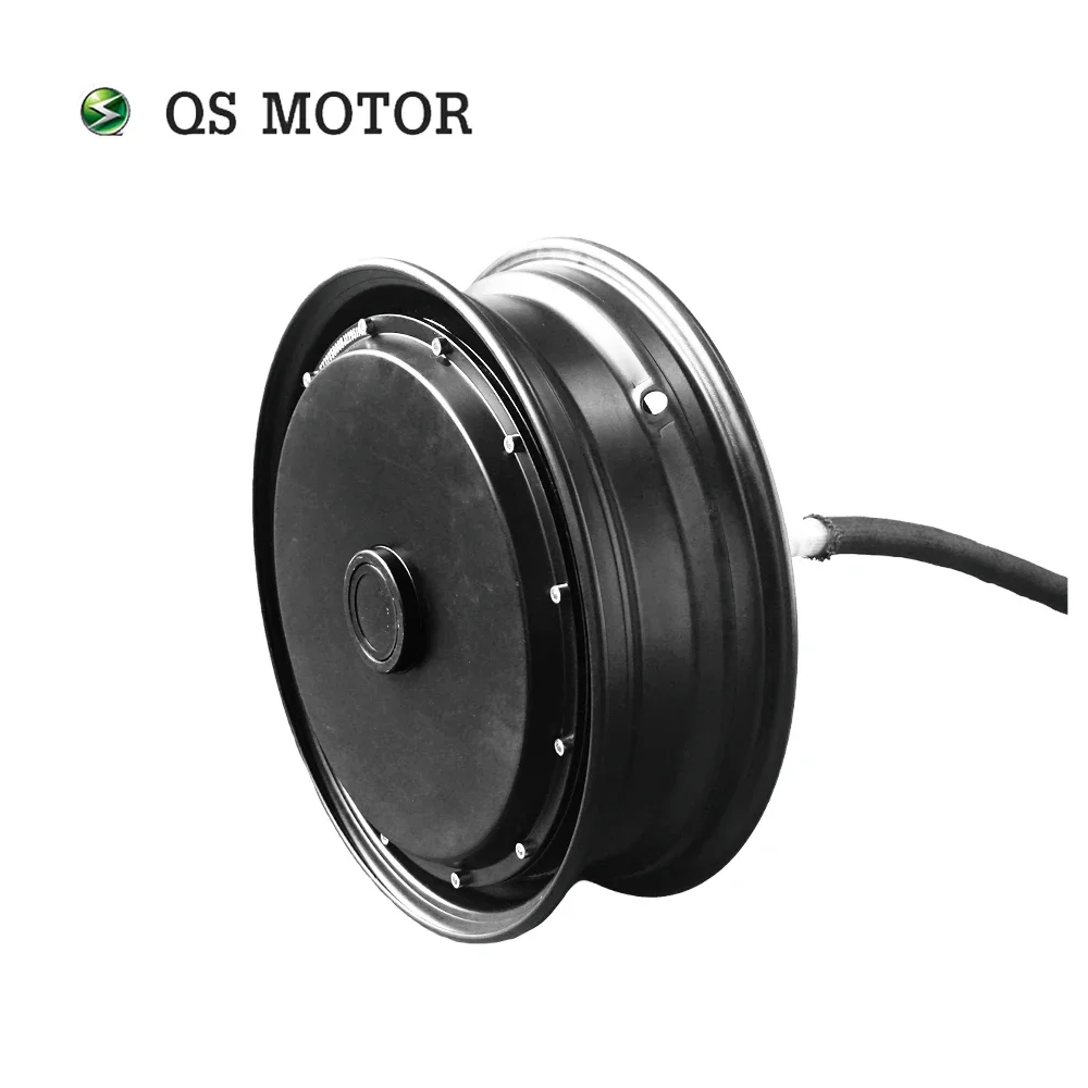 

QS Motor 12inch 2000W 260 V4 High Power BLDC Motor Single Shaft In-wheel Hub Motor for Electric Scooter Electric Tricycle