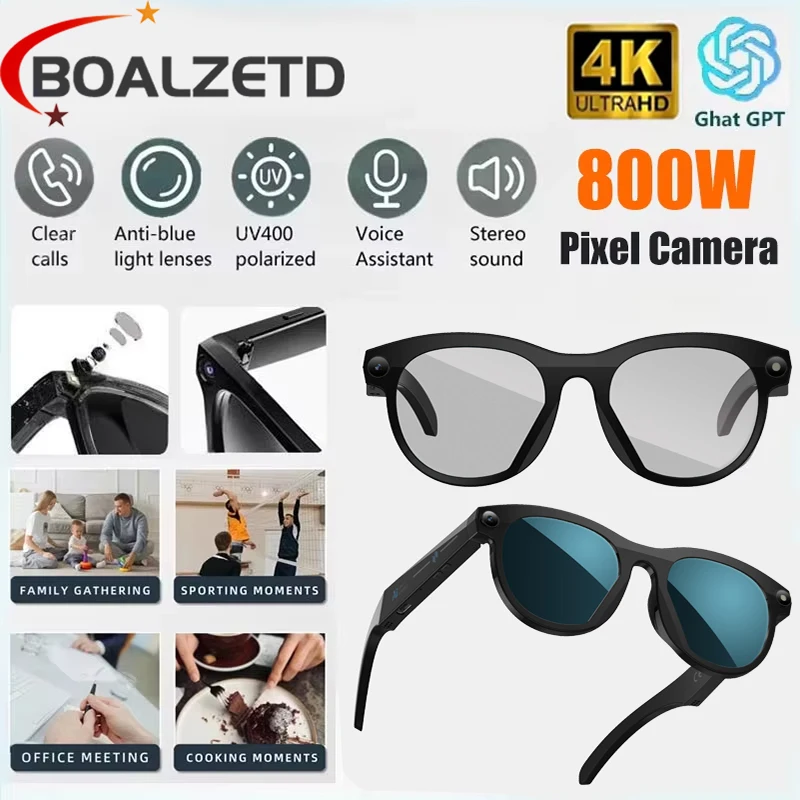

New M88 For Xiaomi Smart Glasses Photography Video AI Intelligent Interactive Translation Smart Sunglasses IOS Andirod Glasses