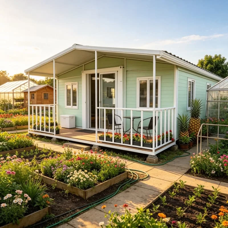 Custom High Quality Foldable Container House Container Folding House Expandable Prefabricated House Bedrooms and Living Room