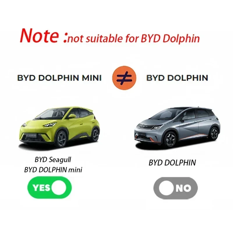 For BYD Seagull Dolphin MINI 4PCS Door Armrest Cover Handle Protector Glass Button Panel Car Interior Decoration Kit Accessories