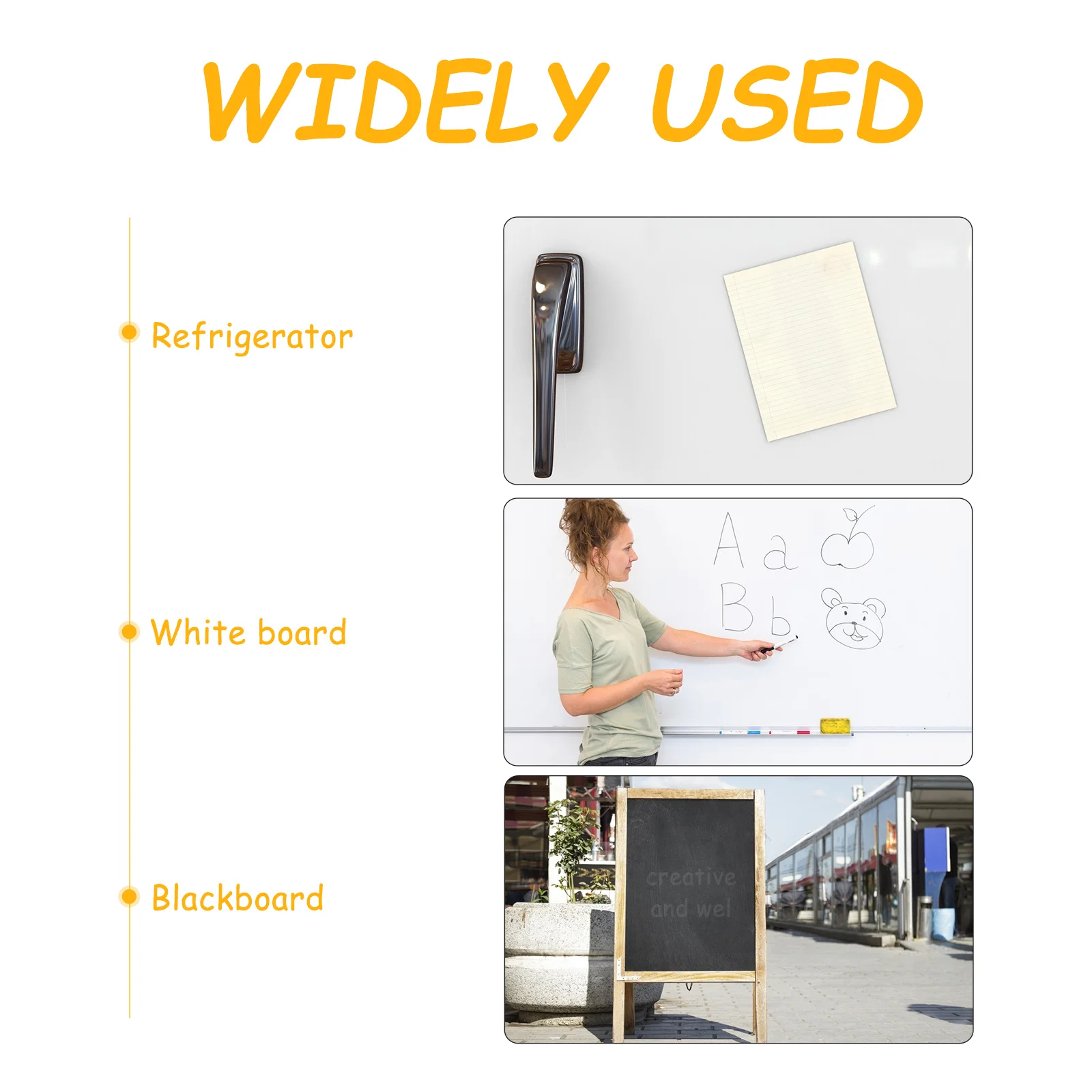 

Refrigerator Fridge Magnet Letters for Whiteboard Yellow Toys English Capital Letter Alphabet Magnets