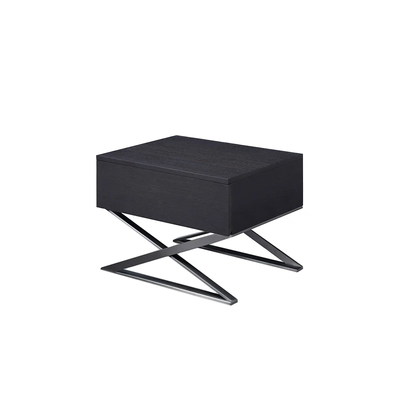 

Italian minimalist bedroom bedside table modern light luxury fashion home locker