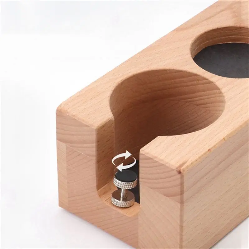 A006 Coffee Tamper Holder Filling Support Base Espresso Tampering Mat Station Stand for Barista Coffee Accessories 58Mm