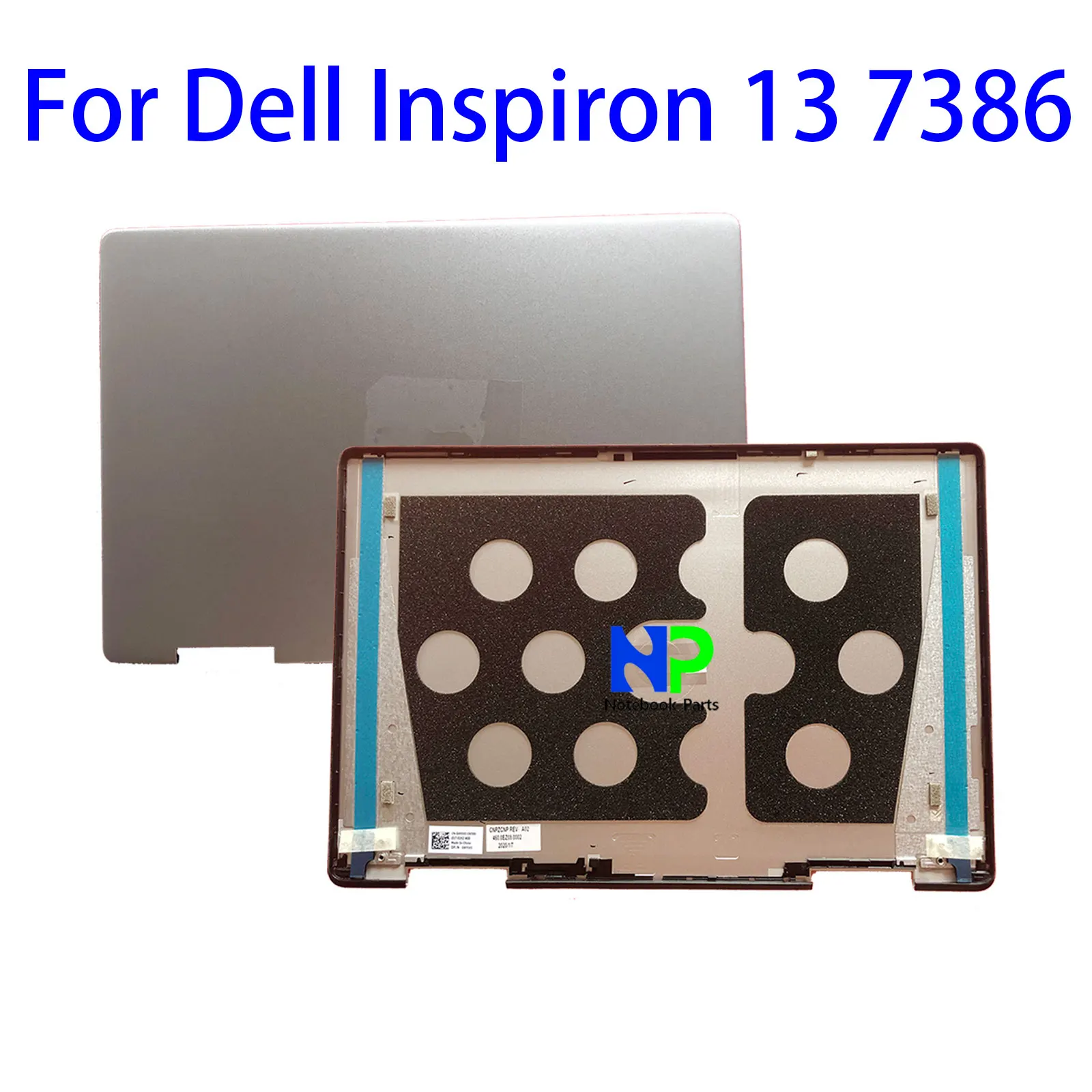 

Новая задняя деталь для Dell Inspiron 13 7386 13,3 дюйма, задняя крышка ЖК-дисплея, серебристая, XY565 0XY565